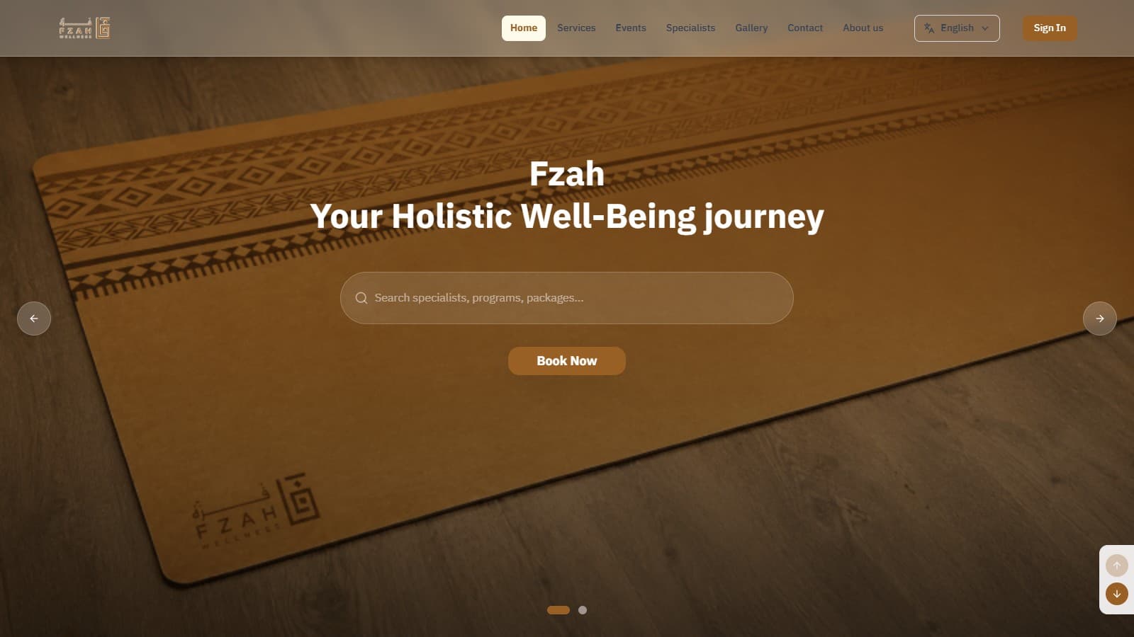 Fzah — Wellness & fitness booking